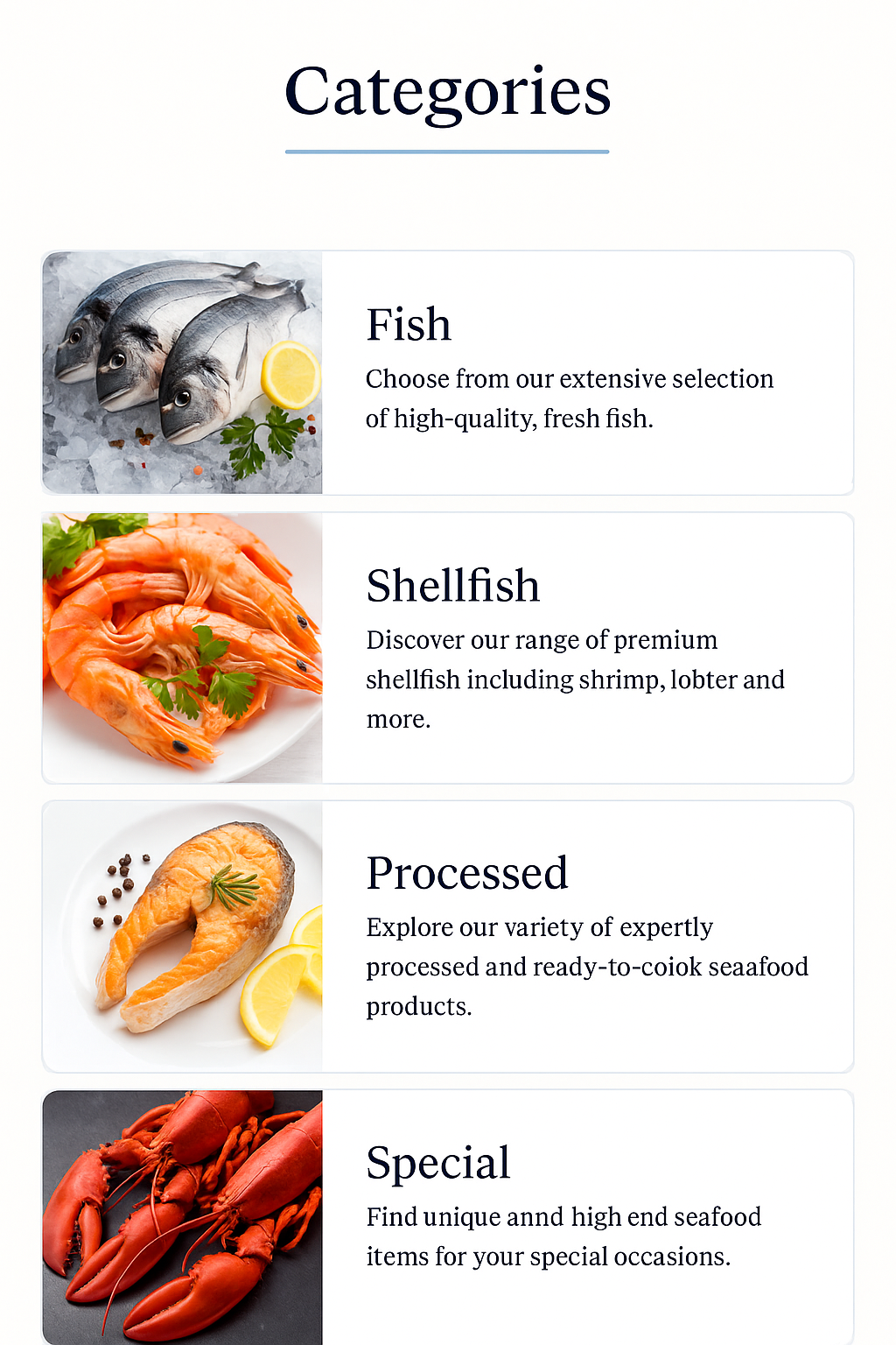 Categories